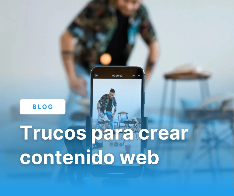 Portada del artículo sobre crear contenido web